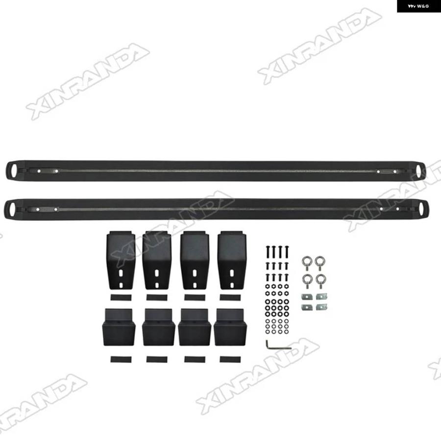 並行輸入品 2PCS クロスバー ジムニー 3ドア JB64 JB74 2018 - 24 キャリア カーゴ キャリア クロスバー カスタム パーツの画像