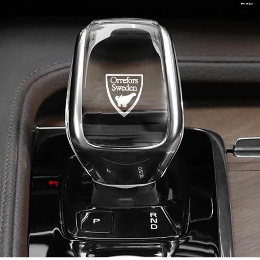 並行輸入品 クリスタル カー ギア シフト ノブ ハンドル ボルボ XC60 S60 XC90 S90 2021 - 24 2018 電子ブレーキ カスタム パーの画像