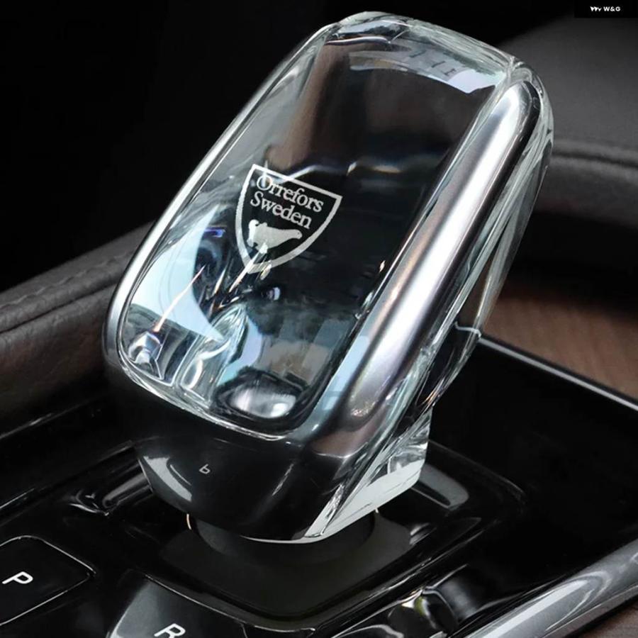 並行輸入品 クリスタル カー ギア シフト ノブ ハンドル ボルボ XC60 S60 XC90 S90 2021 - 24 2018 電子ブレーキ カスタム パーの画像