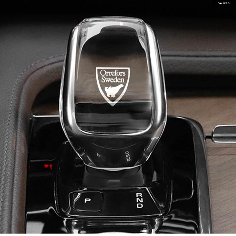 並行輸入品 クリスタル カー ギア シフト ノブ ハンドル ボルボ XC60 S60 XC90 S90 2021 - 24 2018 電子ブレーキ カスタム パーの画像