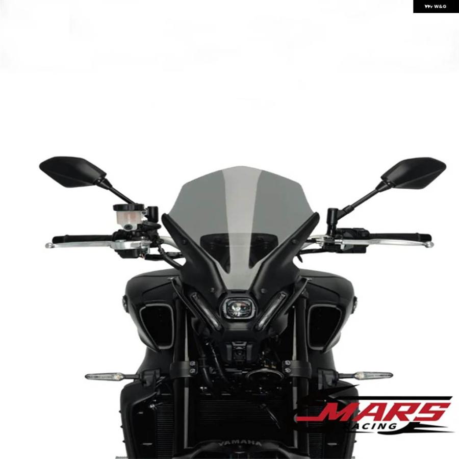 並行輸入品 ヤマハ MT09 FZ09 MT09 2021 2022 オートバイ ウインドシールド ウィンドスクリーン 45MM ハイキット デフレクターの画像