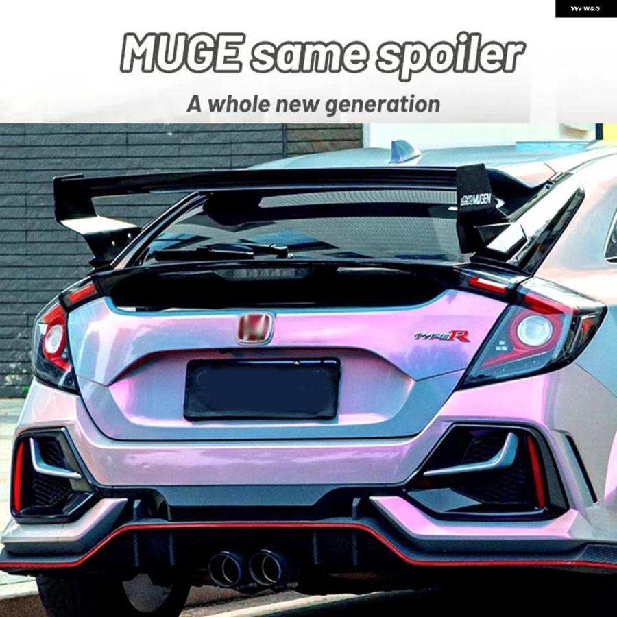 並行輸入品 FK7 FK8 ハッチバック シビック カスタム MUGEN1 1 10代目シビック リアトランクリッド スポイラー ボディカー カスの画像