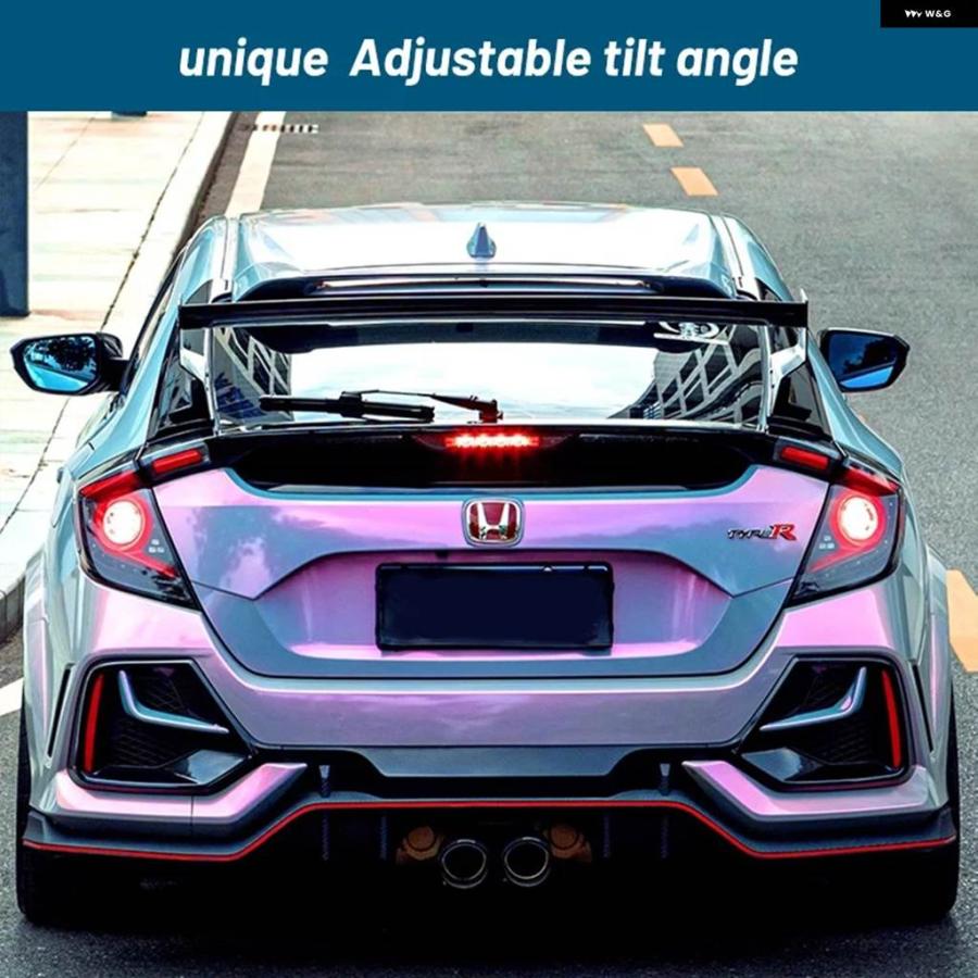 並行輸入品 FK7 FK8 ハッチバック シビック カスタム MUGEN1 1 10代目シビック リアトランクリッド スポイラー ボディカー カスの画像