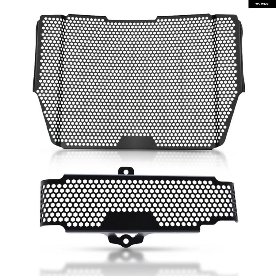 並行輸入品 スピードトリプル 1050 S 1050RS 2016 - 20 バイク ラジエーター タンク グリル オイルクーラー ガード プロテクションカバーの画像