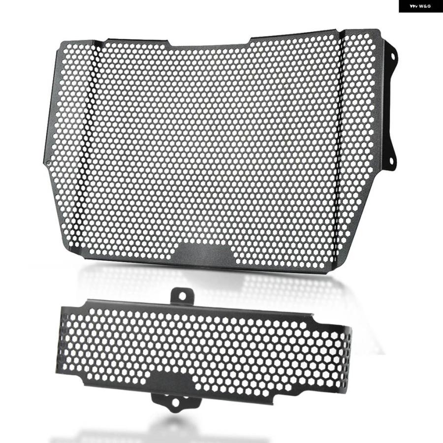 並行輸入品 スピードトリプル 1050 S 1050RS 2016 - 20 バイク ラジエーター タンク グリル オイルクーラー ガード プロテクションカバーの画像