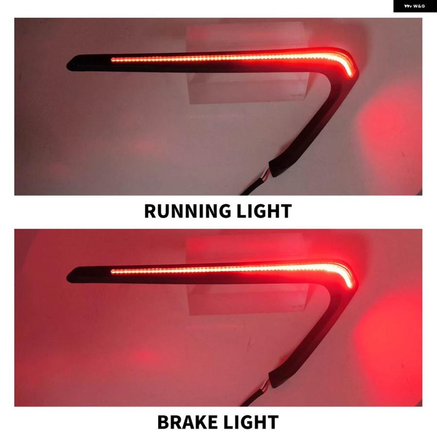 並行輸入品 オートバイ サドルバッグ ブレーキライト LED リアライト インジケーター ランニングランプ ハーレー ソフテイル ローライダー ST 22-24スの画像