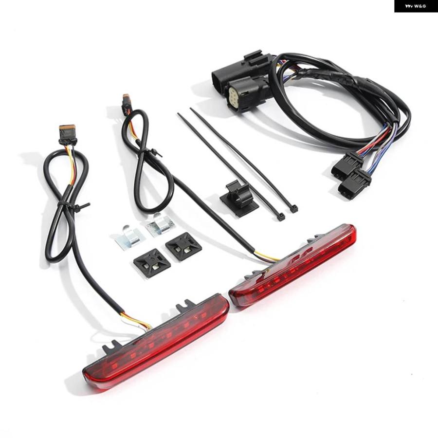 並行輸入品 オートバイ サドルバッグ LED ランニング/ブレーキ/ウィンカーランプ ハーレー ツーリング エレクトラ グライド ストリート グライド ウル_4