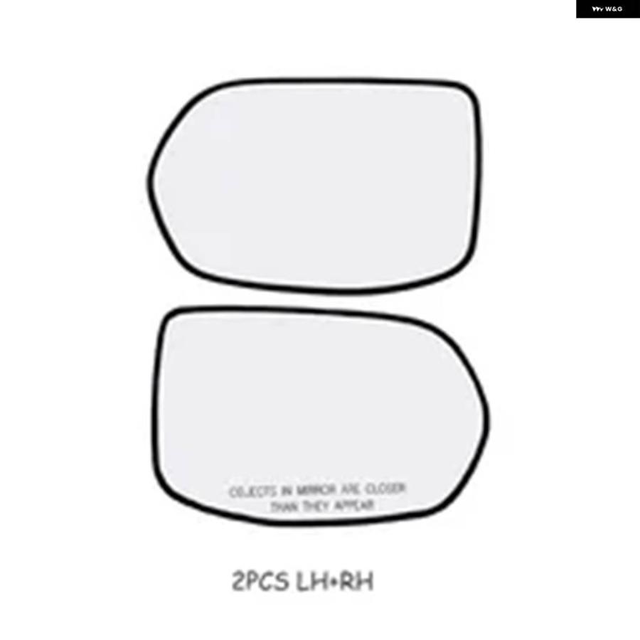 並行輸入品 左右ヒーターサイドミラー ガラスレンズ ホンダ CR-V USA 2007 - 11 CR-V 車用サイドドアミラーの画像