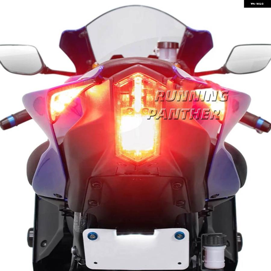 並行輸入品 YZF R7 2022 - 25 オートバイ LED ブレーキライト ウインカー一体型の画像