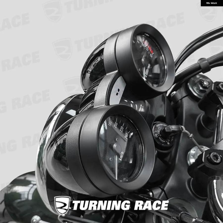並行輸入品 カワサキ Z900RS 2018- ABS 分割デザイン メーターリングカバー ゲージ トリム ガーニッシュ 装飾 パネル