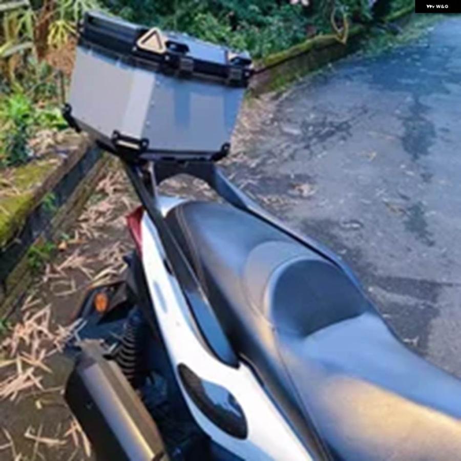 並行輸入品 オートバイ リアラック キャリア シェルフ 収納 ボックス サポート ブラケット ヤマハ 250 125 XMAX300 2017-2025の画像