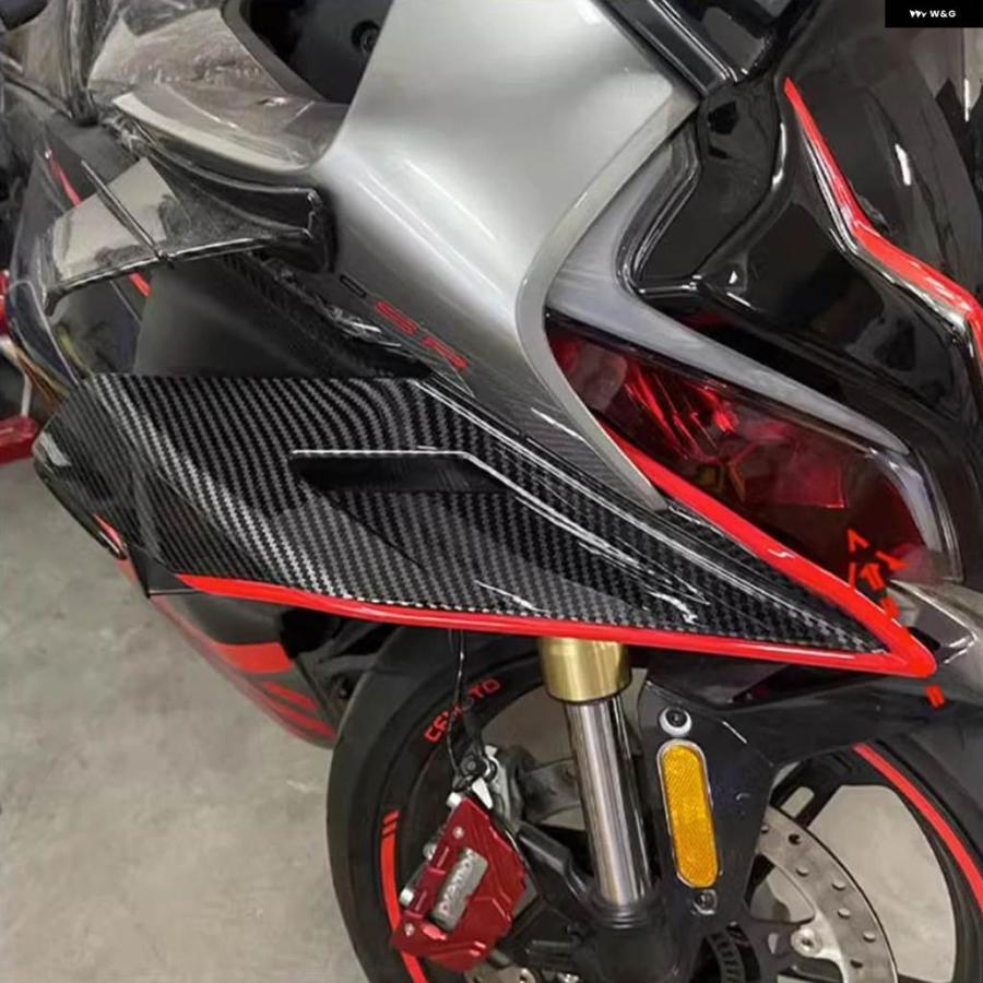 並行輸入品 450SR 450SR 2022-2025 2024 オートバイ 部品 フロントサイドダウンフォース スポイラー 固定 ウィングレット フェアリング ウィング 450Sの画像