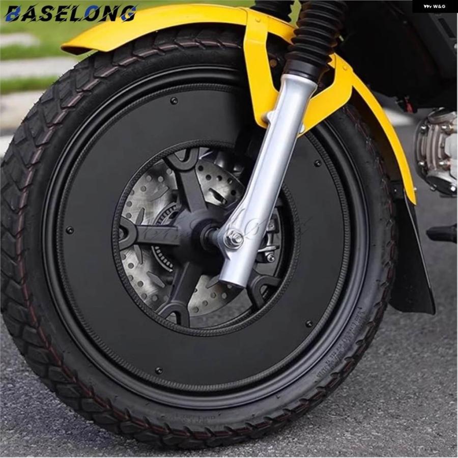 並行輸入品 フロントリアホイールハブリングカバー オートバイ ホイールハブカバー ホンダ CC50 CC110 CT125 CT110 CROSS CUB 110 DAX125 2013-の画像