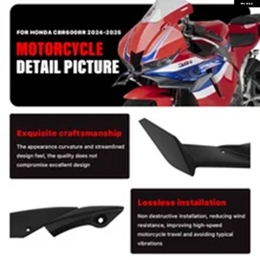 並行輸入品 CBR600RR スポイラー ウィングレット フロント フェア