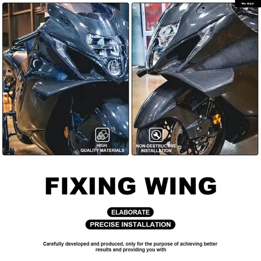 並行輸入品 オートバイ 固定翼ハヤブサ GSXGSX-R1300S 2021-2024 GSXR1300 スポイラー ウィングレット ABSの画像