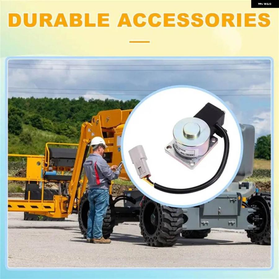 並行輸入品 03938010 01660911 HATZ 3L31C H15SXL H12SXL H12SX H12SDXH 18SXL H16TPX ディーゼルストップ ソレノイド 12V_2