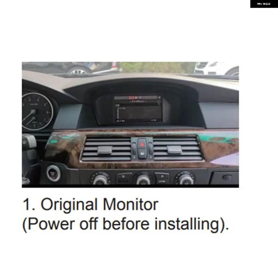 並行輸入品 BMW 5シリーズ E60 E61 E63 E64 カー ラジオ 補助 アダプター アクティベーター AUX入力 2002-2009 CCC システム_2