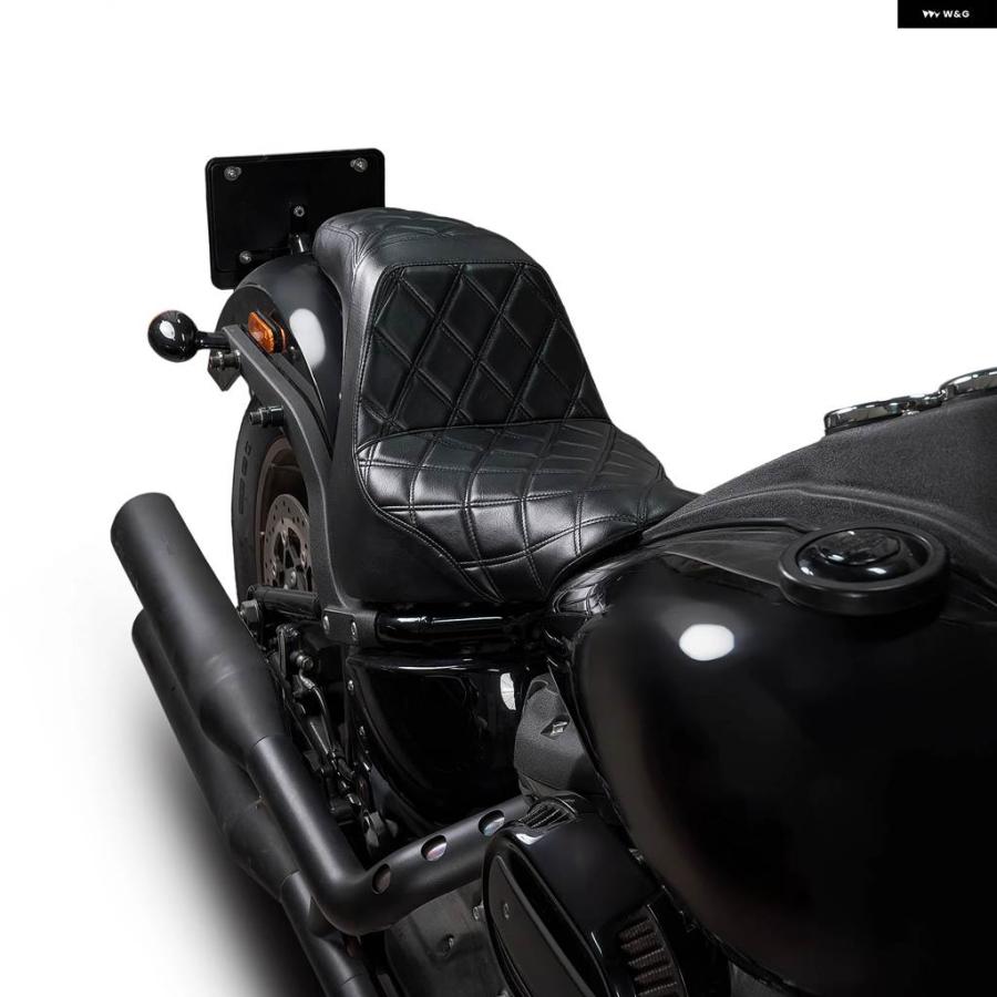 並行輸入品 オートバイ 運転席ピリオンシート ロンバスレザー ハーレー ソフテイル ローライダー FXLR FXLRS FXLRST 2018年以降_2