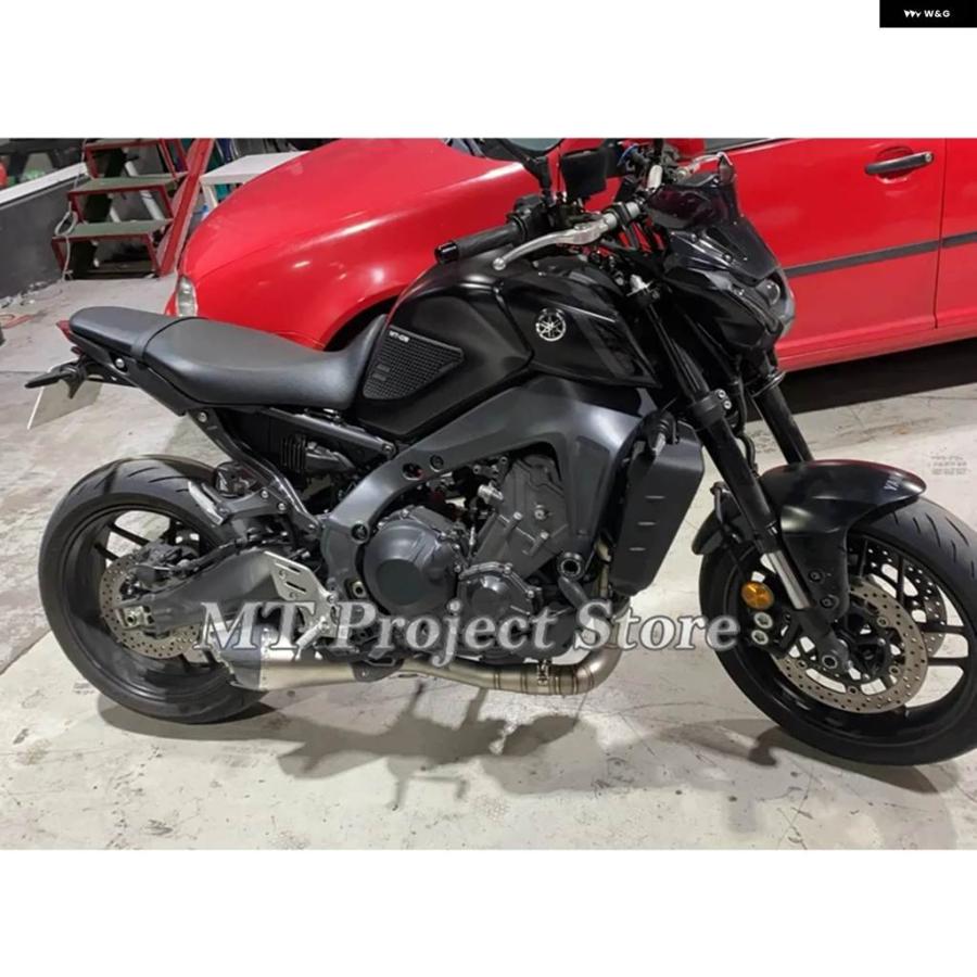 並行輸入品 スリップオン ヤマハ MT09 FZ09 XSR900 XSR 900 TRACER 9 GT MT 2020 - 23 オートバイ エキゾーストマフラー フロン_2