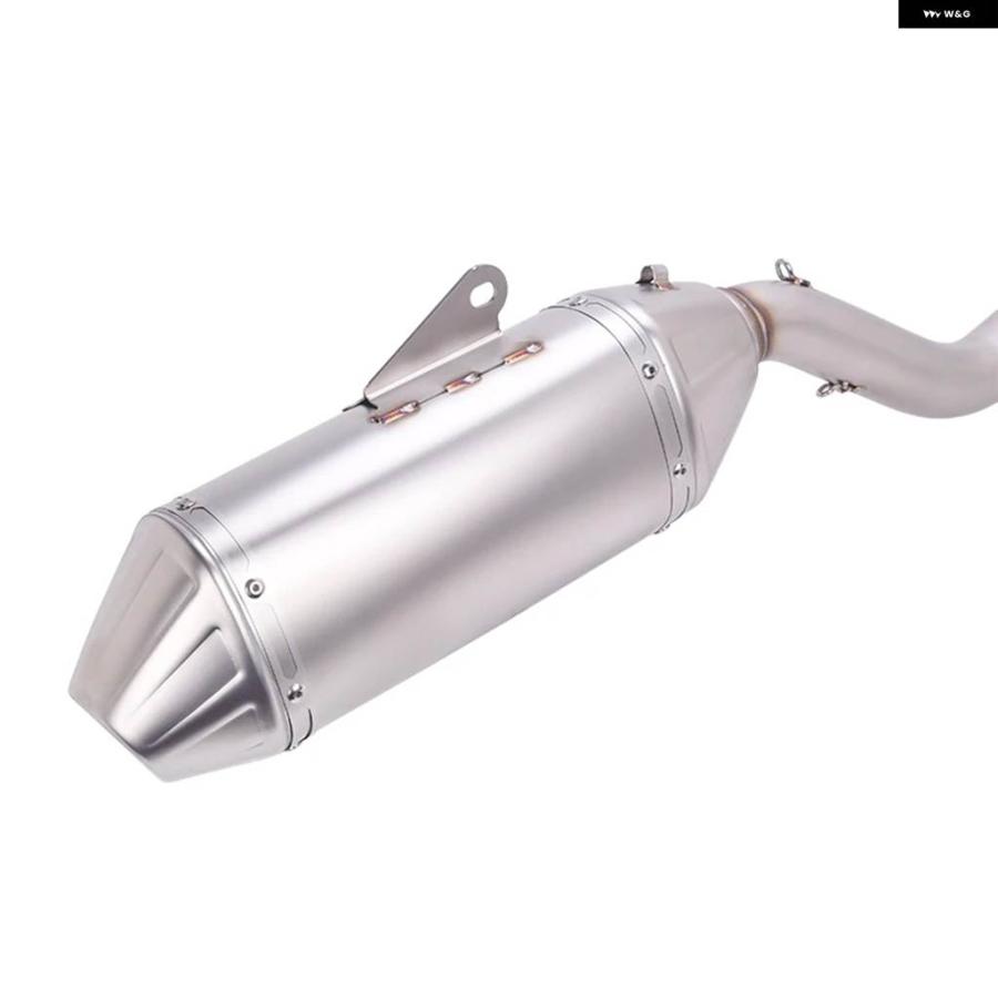並行輸入品 DR-Z400 DRZ400 DRZ-400 DR Z400 SM S E 2000 - 2024 オートバイ 排気 システム フロントミドルリンク パイプ マフラ_10