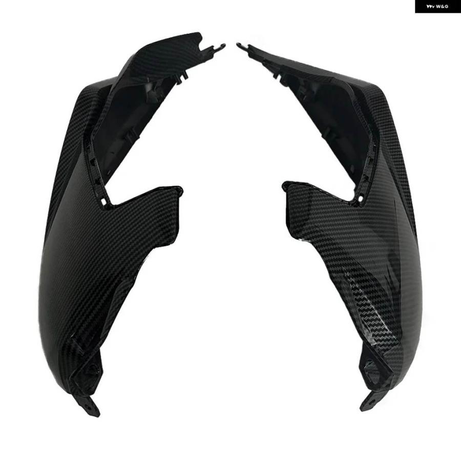 並行輸入品 ヤマハ MT07 FZ07 2016 - 20 カーボンカラー ガソリン タンクサイドカバー パネル フェアリング カウル_1