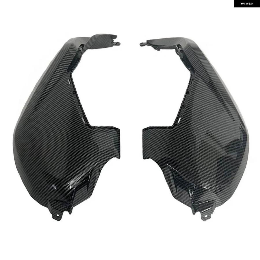 並行輸入品 ヤマハ MT07 FZ07 2016 - 20 カーボンカラー ガソリン タンクサイドカバー パネル フェアリング カウル_3