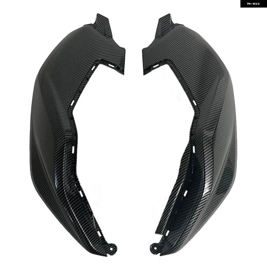 並行輸入品 ヤマハ MT07 FZ07 2016 - 20 カーボンカラー ガソリン タンクサイドカバー パネル フェアリング カウル_4