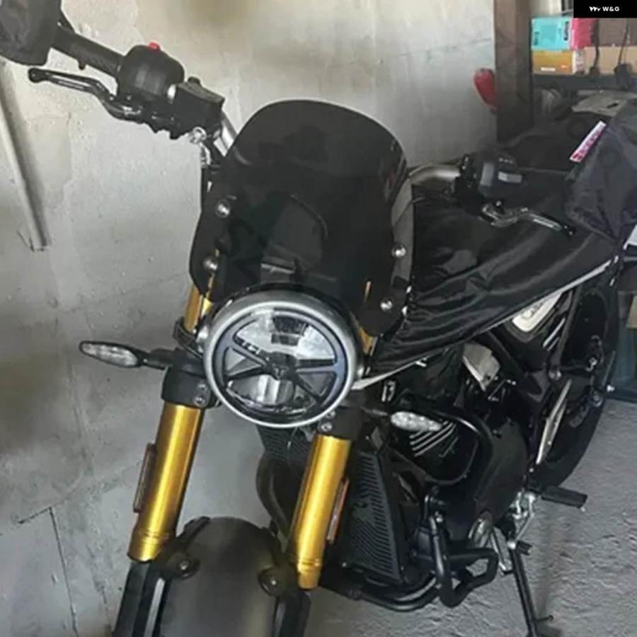 新品 スクランブラー400X 純正オプション ウインドスクリーン