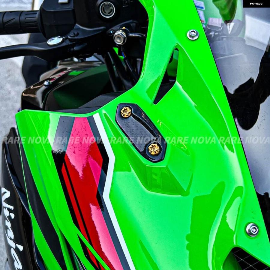 並行輸入品 カーボンミラー シート トリム カバー カワサキ ZX-4R ZX