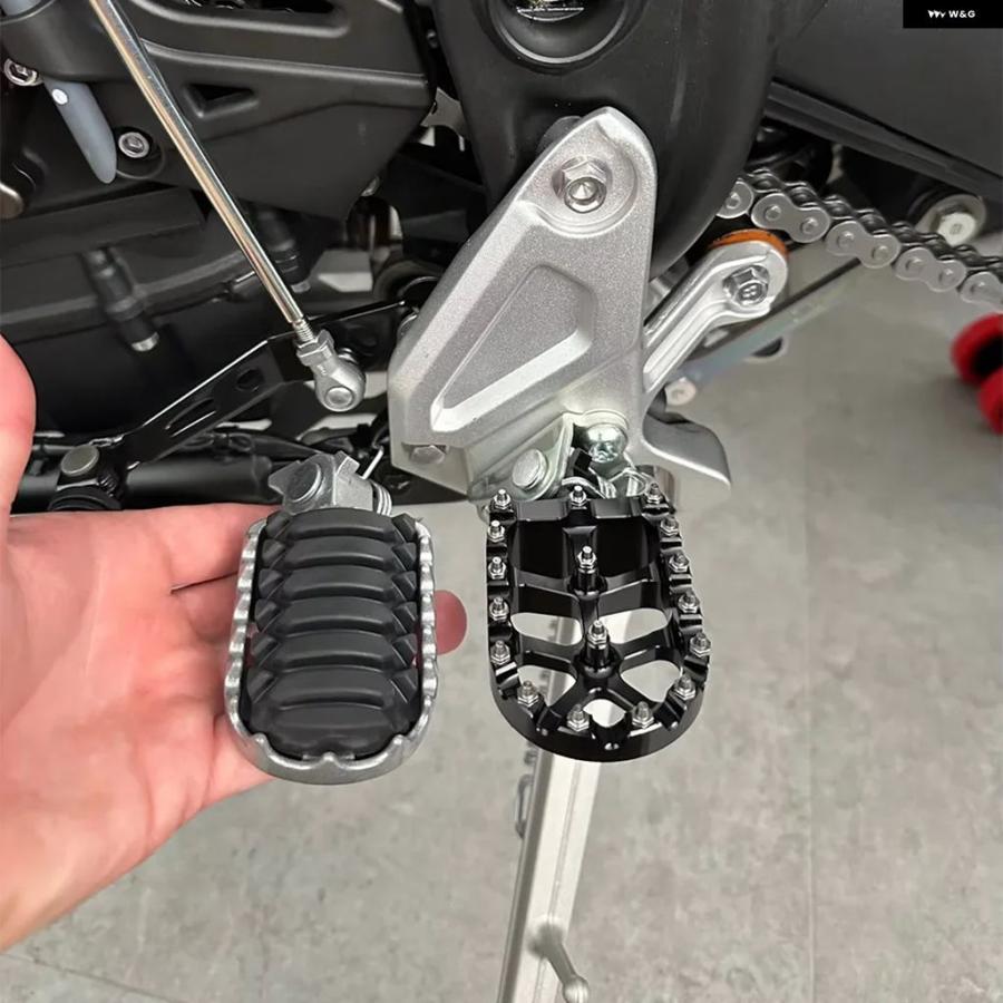 ブランド登録なし - 並行輸入品 ヤマハ XT700Z XTZ700 T7 T700 2019-2024 2023 自動二輪車 フットペグ フットレスト ペダル