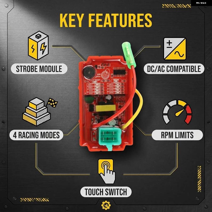 並行輸入品 4ピンレーシングCDI オートバイ 点火 システム ユニット AC