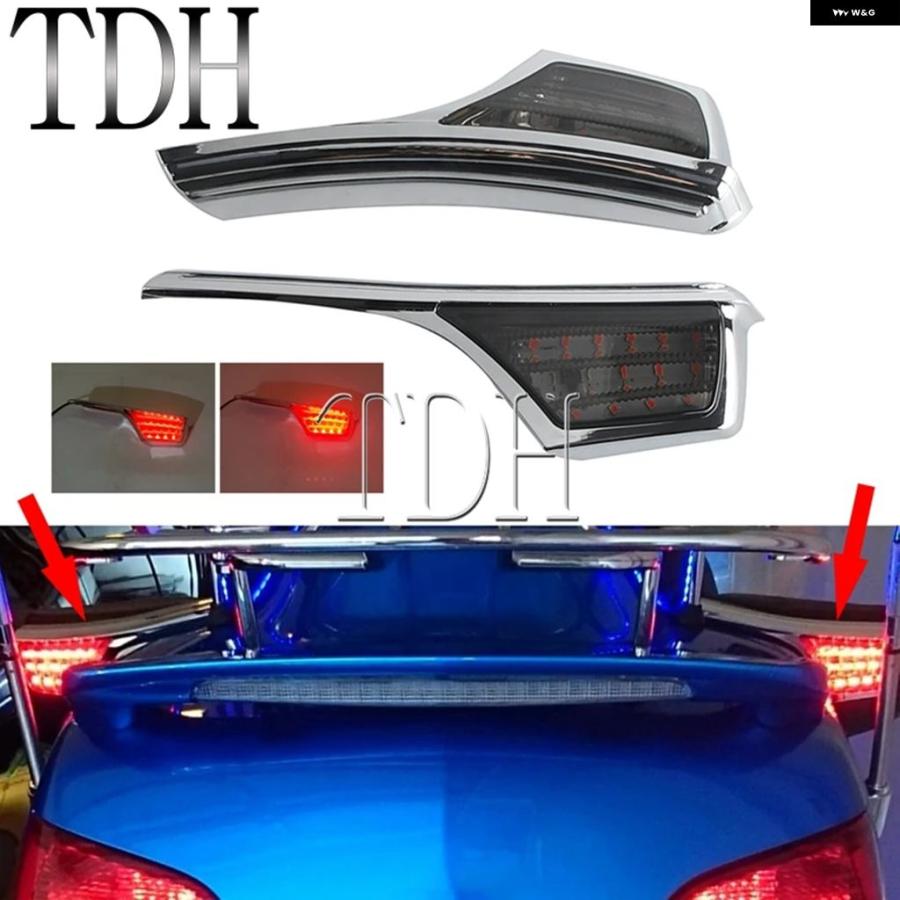 ブランド登録なし - 並行輸入品 自動二輪車 乗り手 アームレスト 刈り込み LEDともし火 ウィンカー 駈けっくら照明ランプ 表示計器 テールランプ ホンダ GL1800 AD/AL GOLDWIN