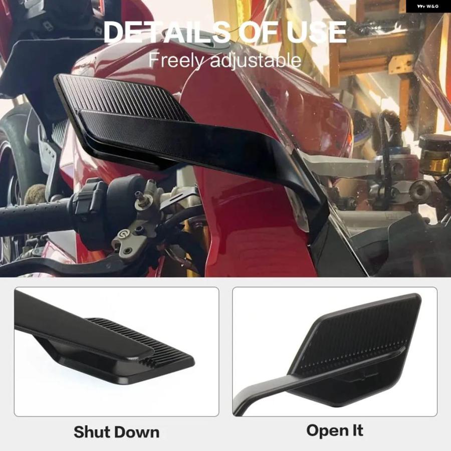 ブランド登録なし - 並行輸入品 自動二輪車 PANIGALE V4 V2 リアビューサイドミラー LED ウィンカー ともし火 ドゥカティ PANIGALE V2 V4 2018-2024