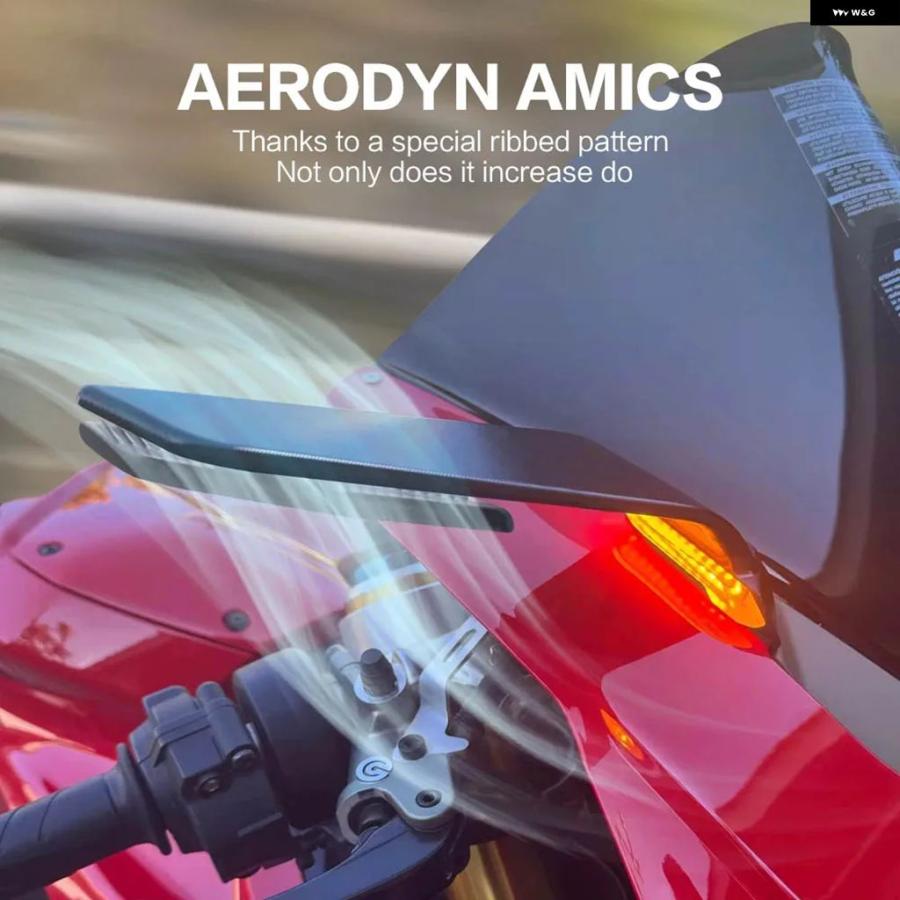 ブランド登録なし - 並行輸入品 自動二輪車 PANIGALE V4 V2 リアビューサイドミラー LED ウィンカー ともし火 ドゥカティ PANIGALE V2 V4 2018-2024