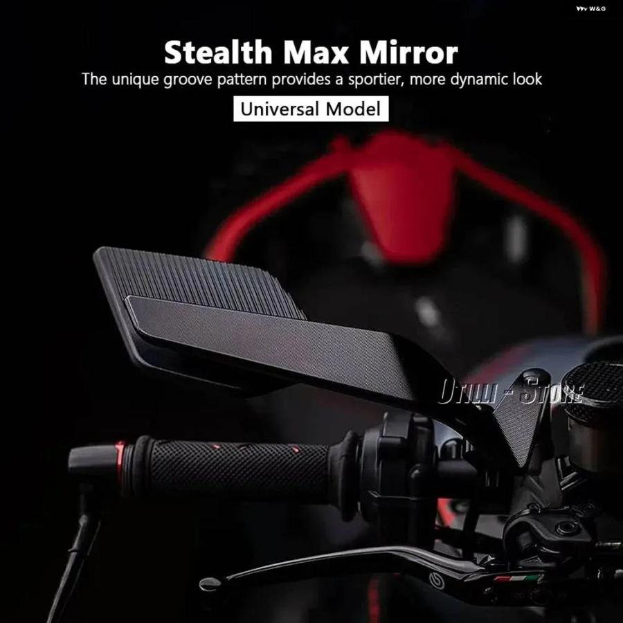 ブランド登録なし - 並行輸入品 ELETTICA 2018-2024 自動二輪車 STEALTH MAX 鏡鑑 運動競技 ウィングレット 鏡鑑 一揃いの道具 VESPA SEI GIORNI 2016-2022