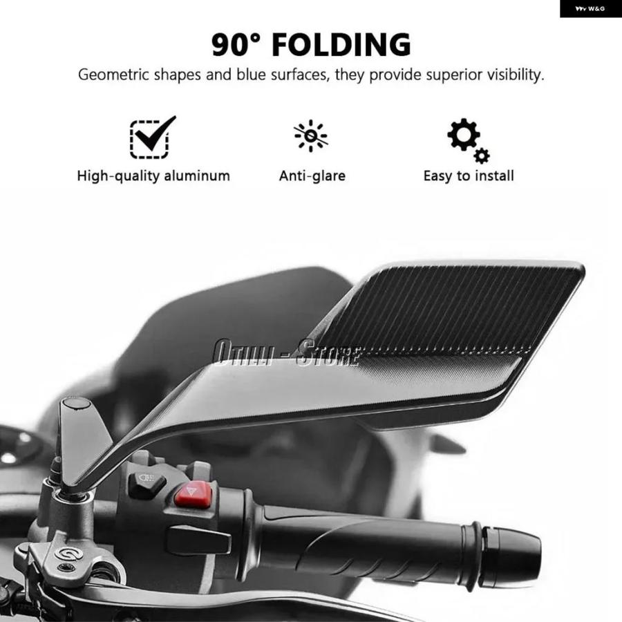 ブランド登録なし - 並行輸入品 ELETTICA 2018-2024 自動二輪車 STEALTH MAX 鏡鑑 運動競技 ウィングレット 鏡鑑 一揃いの道具 VESPA SEI GIORNI 2016-2022