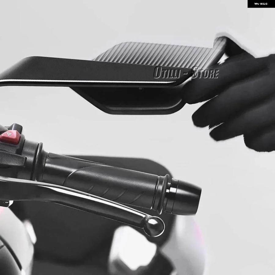 ブランド登録なし - 並行輸入品 ELETTICA 2018-2024 自動二輪車 STEALTH MAX 鏡鑑 運動競技 ウィングレット 鏡鑑 一揃いの道具 VESPA SEI GIORNI 2016-2022