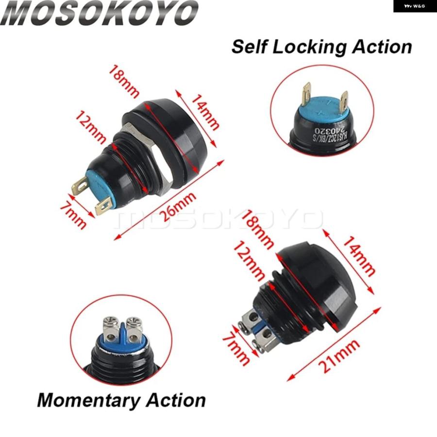ブランド登録なし - 並行輸入品 自動二輪車 取り替えっこ名取り草 ホーンハイビームロービーム電動スタートキルスイッチオン/オフラッチング式モーメンタリー式セルフ鍵を掛ける式取り替えっこ