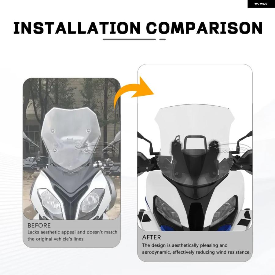 ブランド登録なし - 並行輸入品 BMW S1000XR S1000XR 1000XR 2020-2023 陳列箱映写幕 陳列箱遮蔽物 陳列箱 ディフレクター 映写幕 フェアリング