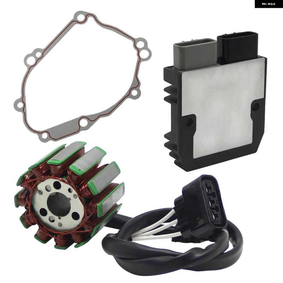 ブランド登録なし - 並行輸入品 自動二輪車 マグネトステーターコイルレギュレーター 整流器 ガスケットセット ヤマハ FZ8 FZ8-SA FZ8-S FZ8-NA FZ8-N 2D1-81410-00 2D1-81410-01