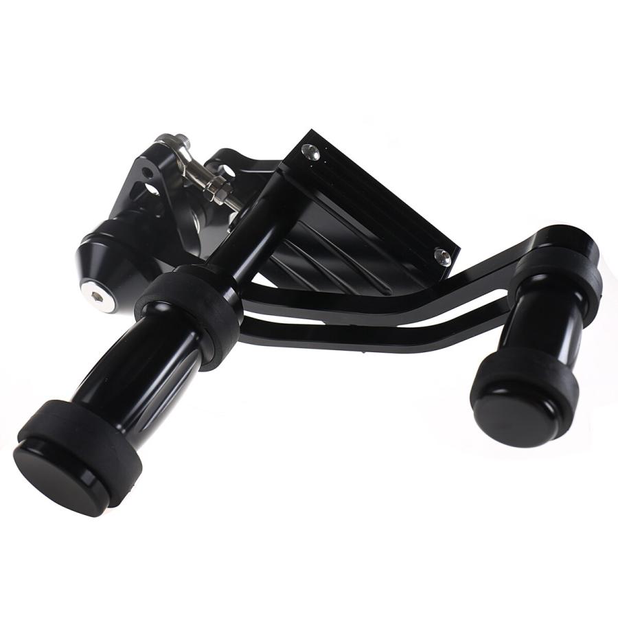 ハーレー ファットボーイ ソフテイルモデル 2000-2017用 ブラックビレットアルミニウムフォワードコントロールフットペグキット ハーレー ファットボーイ