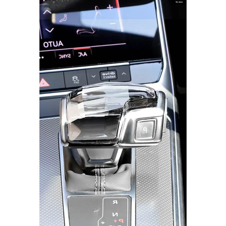 並行輸入品 右ドライブ クリスタル ギア シフト ノブ カバー アウディ Q7 A6 SQ5 A5 A4 S4 RS5 RS6 A7 RS7 A6L A7L ギア レバーの画像