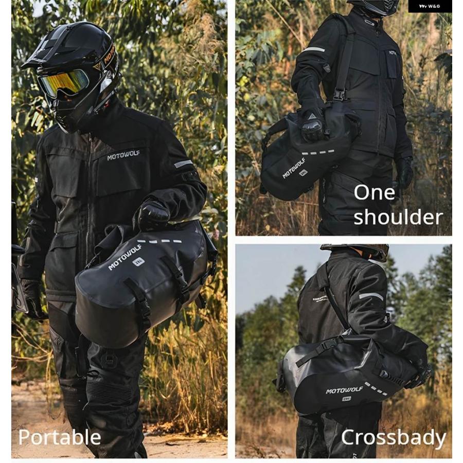 並行輸入品 48L 18L バイク 防水 サドルバッグ アウトドア ドライトラベル ラゲッジ サイドバッグ ヤマハ YZ450F WR250F ホンダ