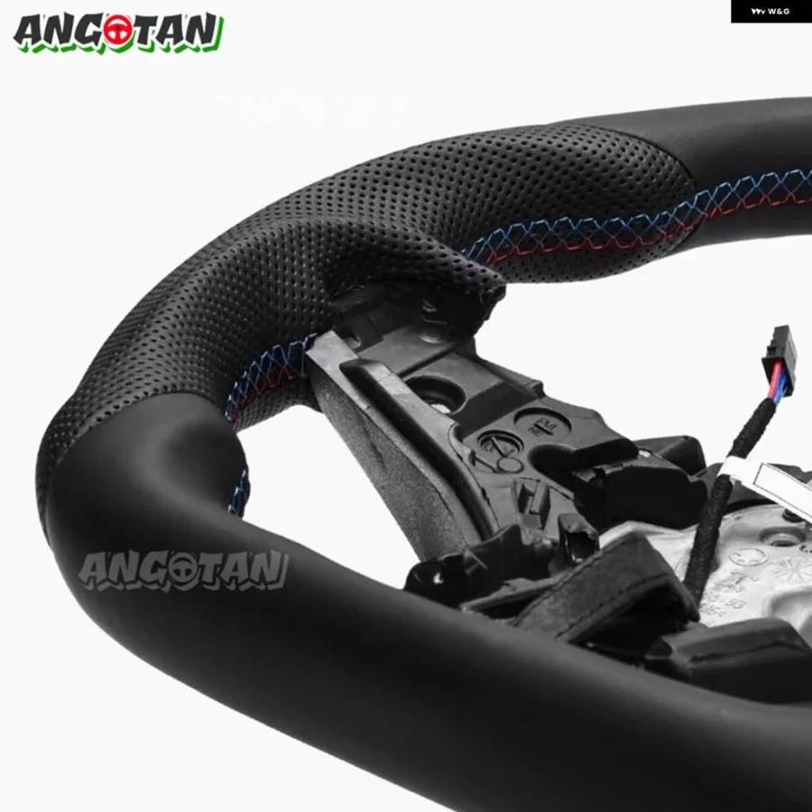 並行輸入品 レザー ステアリングホイール BMW G30 G20 G31 G32 G11 G12 G14 G15 G16 G29 G01 G02 G05 G06 F90 F91 F92 ステアリングホイーの画像