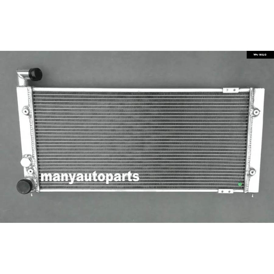 並行輸入品 VW ゴルフ 2 コラード VR6 ターボ アルミ ラジエーター ターボ 16V G60 VWO2 +2 ファンの画像
