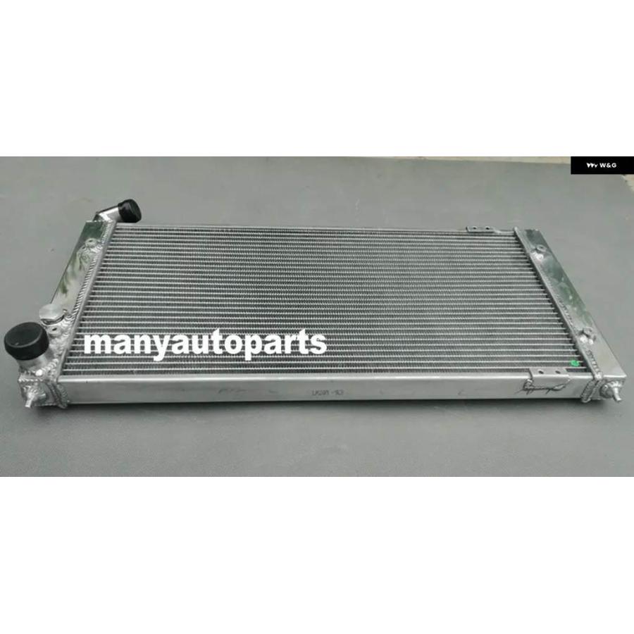並行輸入品 VW ゴルフ 2 コラード VR6 ターボ アルミ ラジエーター ターボ 16V G60 VWO2 +2 ファンの画像