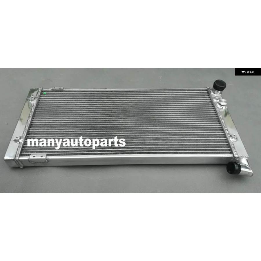 並行輸入品 VW ゴルフ 2 コラード VR6 ターボ アルミ ラジエーター ターボ 16V G60 VWO2 +2 ファンの画像