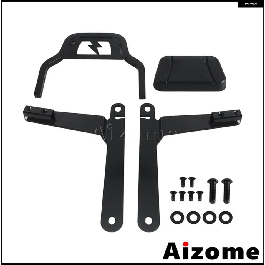 並行輸入品 バイクバックレスト シーシーバー リアシート パッド ハーレー ダイナ スイッチバック FLD ストリートボブ FXDB FXDBI ワイドグ_2