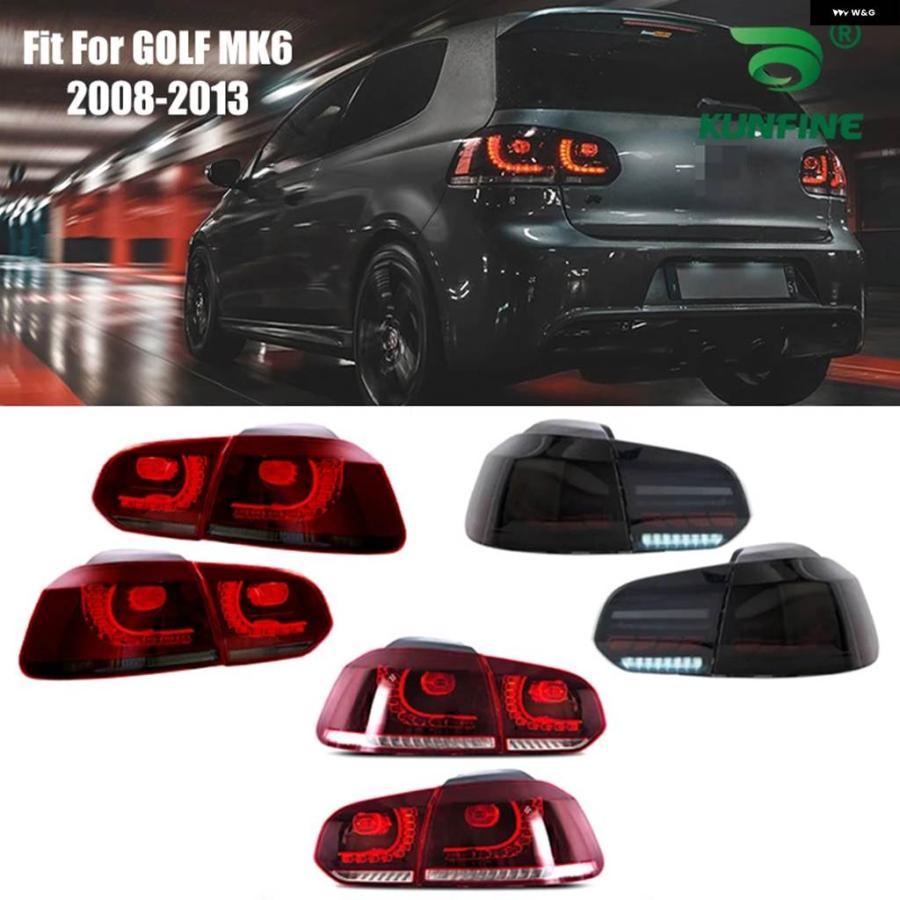 並行輸入品 車用 テールライト アセンブリ VW GOLF6 MK6 R20 2008-2013 ブレーキライト と 車用LED テールライトの画像