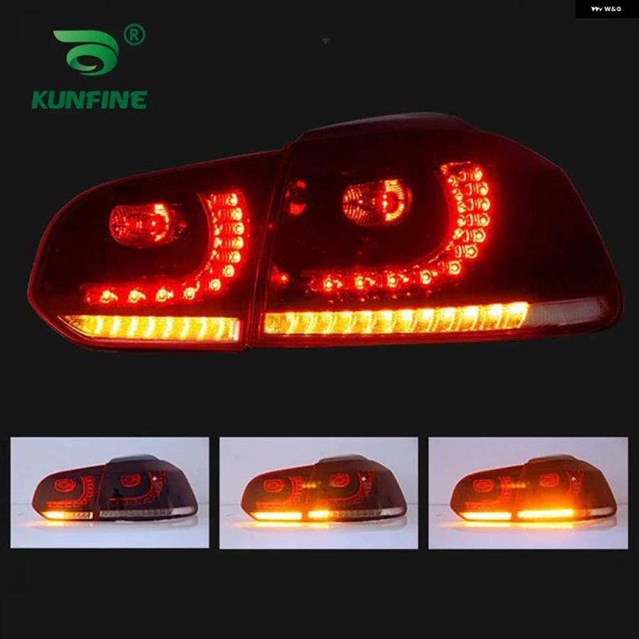 並行輸入品 車用 テールライト アセンブリ VW GOLF6 MK6 R20 2008-2013 ブレーキライト と 車用LED テールライトの画像